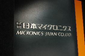Japan Micronics signboard and logo